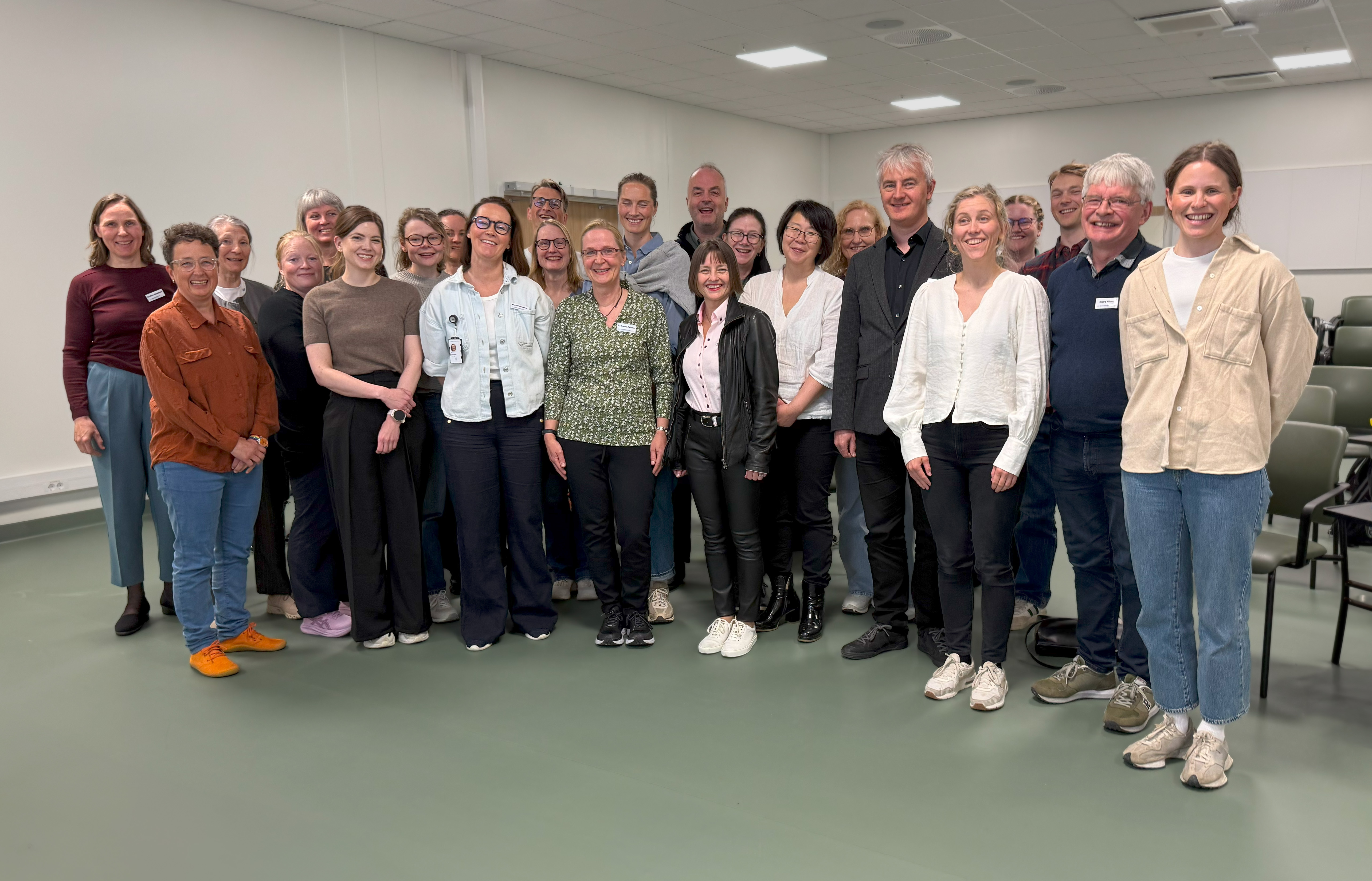 EN del av de som deltok på samlingen.