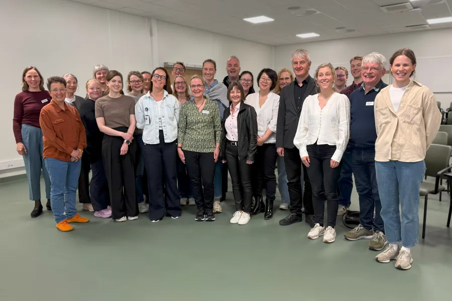 EN del av de som deltok på samlingen.