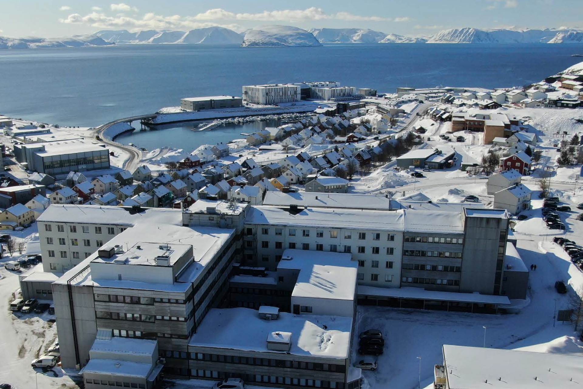 Bilde av det gamle sykehuset i Hammerfest.