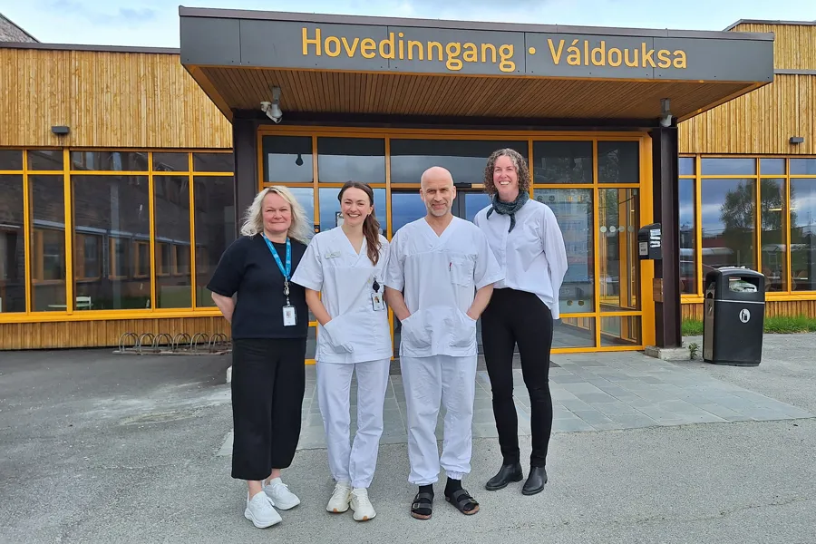 Bilde av involverte fagfolk.