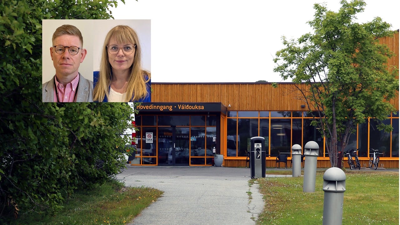 Bilde av Klinikk Alta med klinikksjefene innfelt.