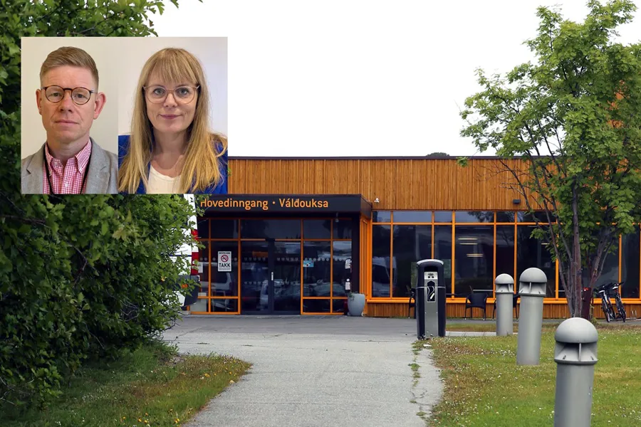 Bilde av Klinikk Alta med klinikksjefene innfelt.
