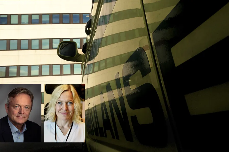 Illustrasjonsbilde med styreleder og administrerende direktør innfelt