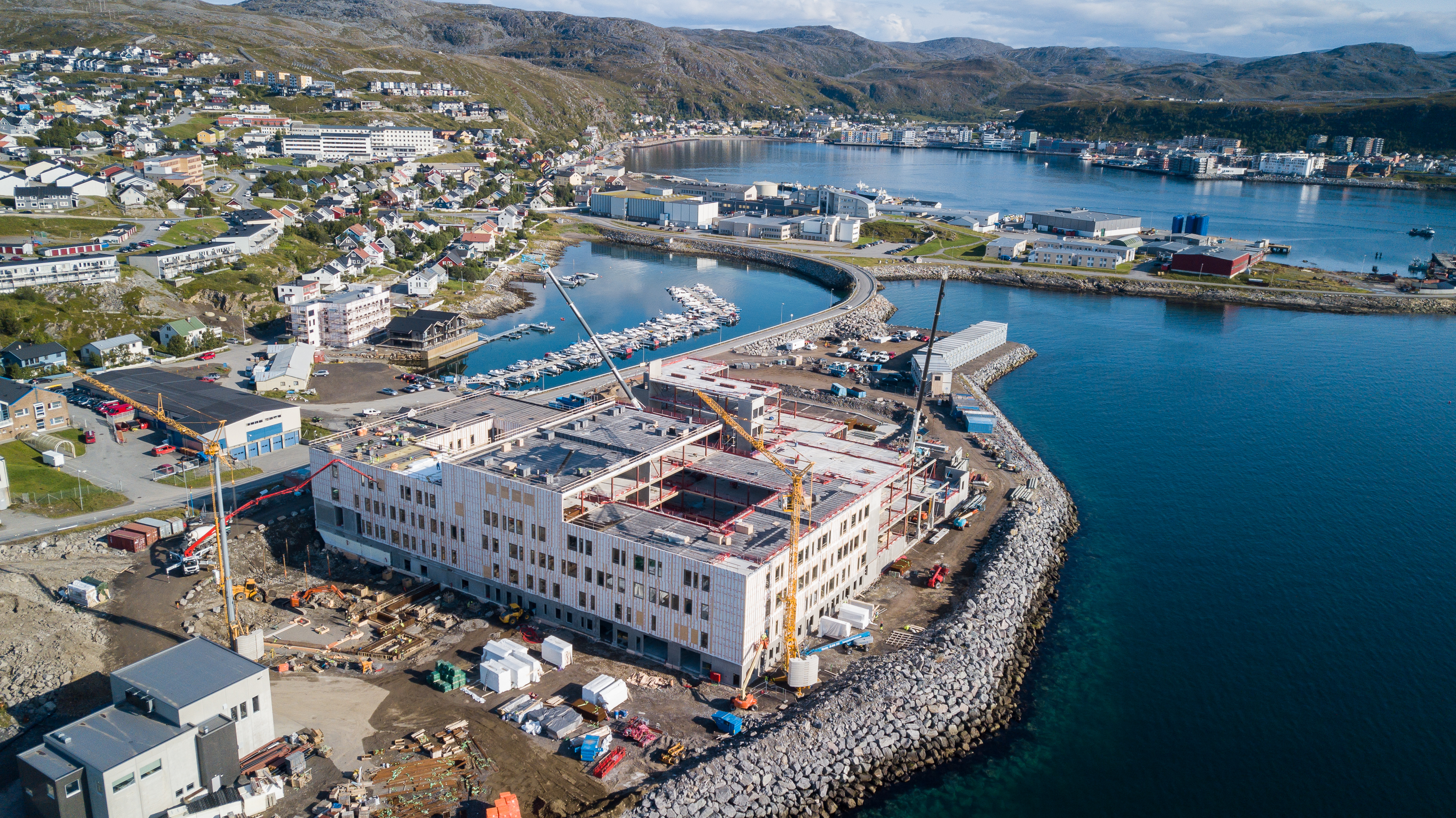 bilde av nye Hammerfest sykehus