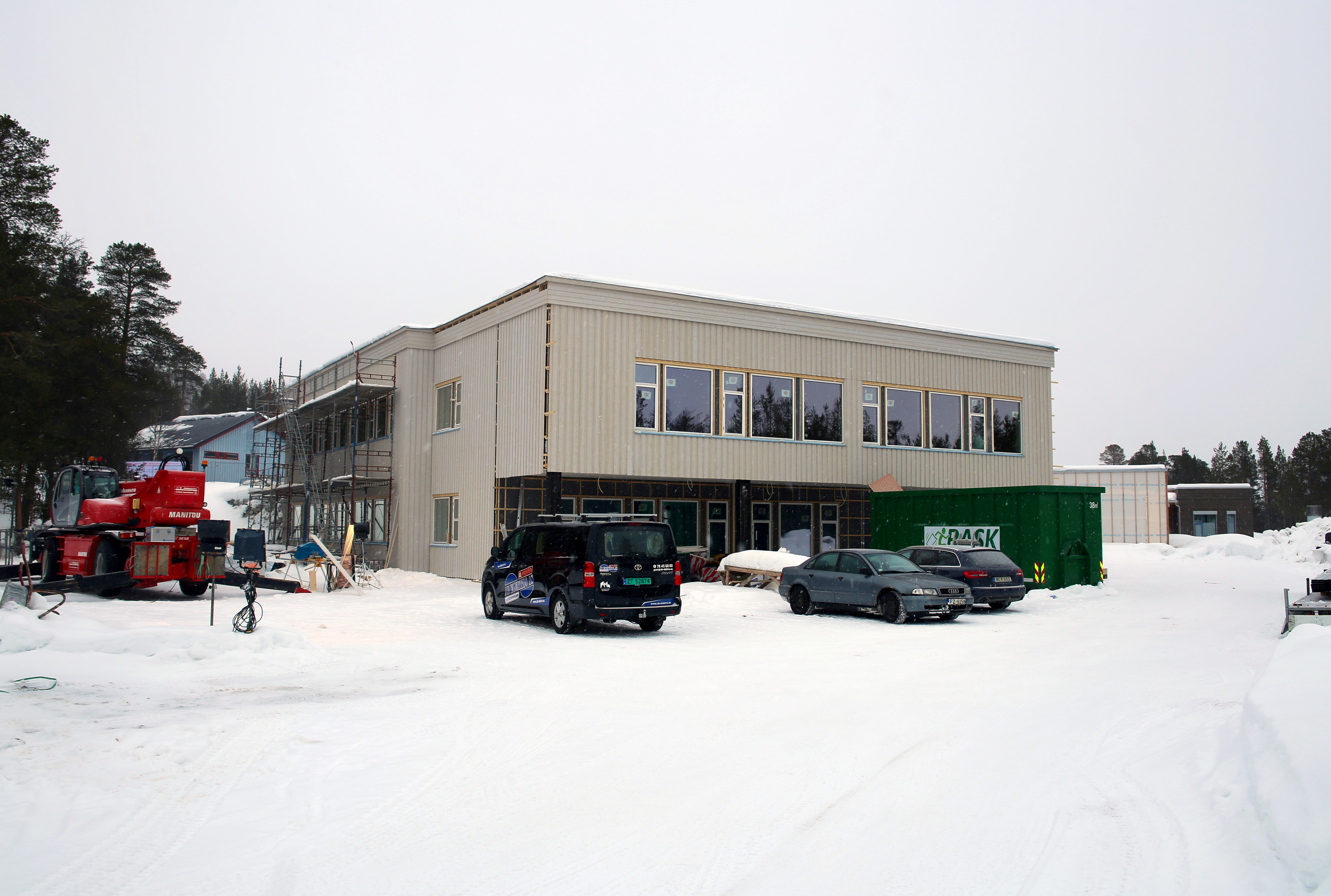 Underveis i byggeprosessen 