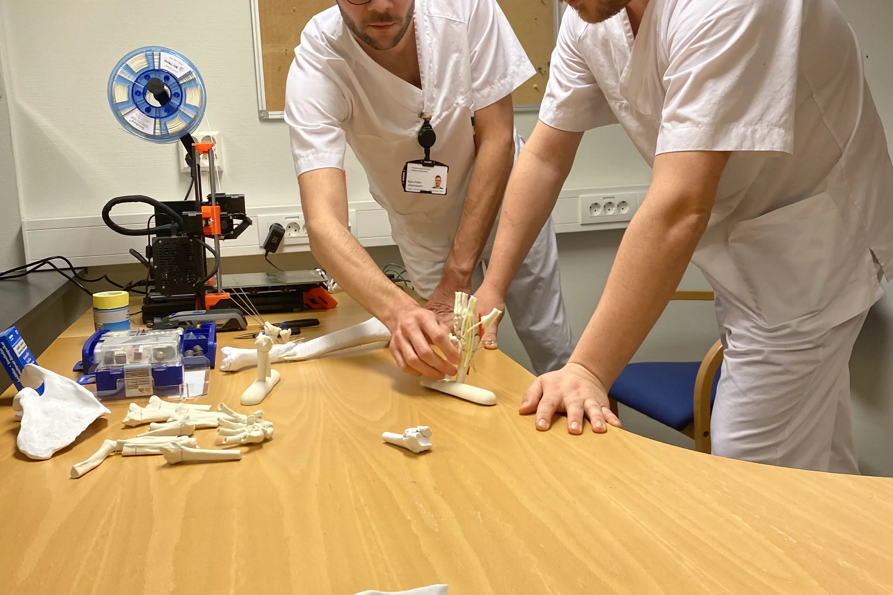 Bilde fra printrommet.