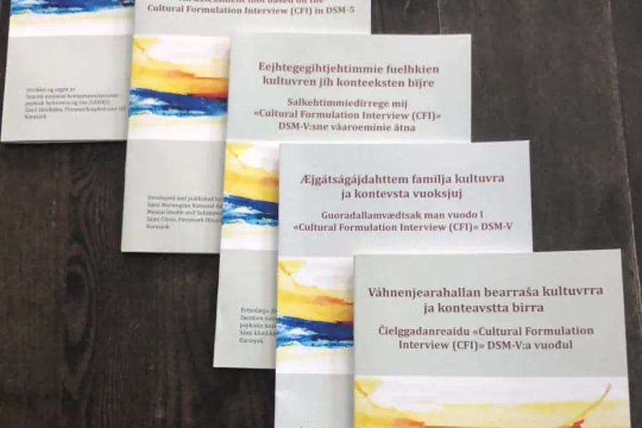 Bilde av intervjuguidene "Foreldreintervju om familiens kultur og kontektst"