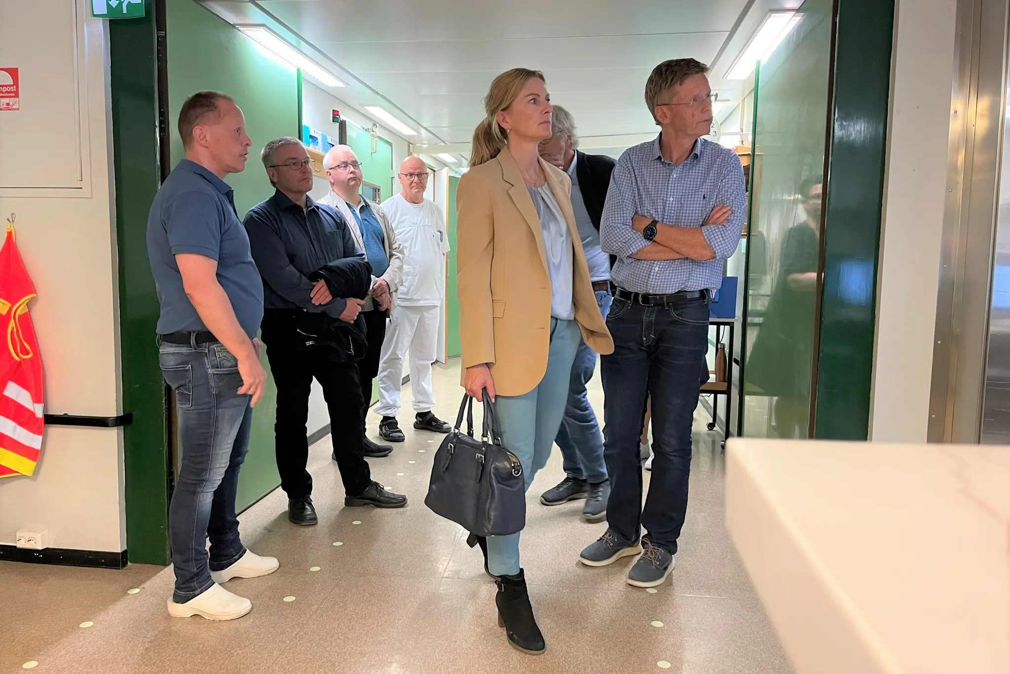 Bilde fra omvisning på dagens sykehus.