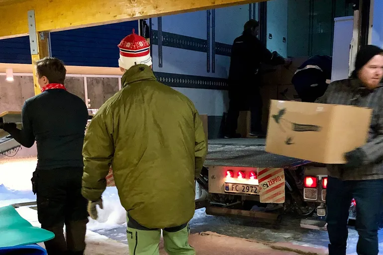 Innflytting til ny døgnenhet i Karasjok.