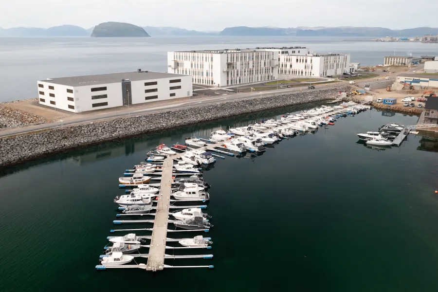 Bilde av nye Hammerfest sykehus.