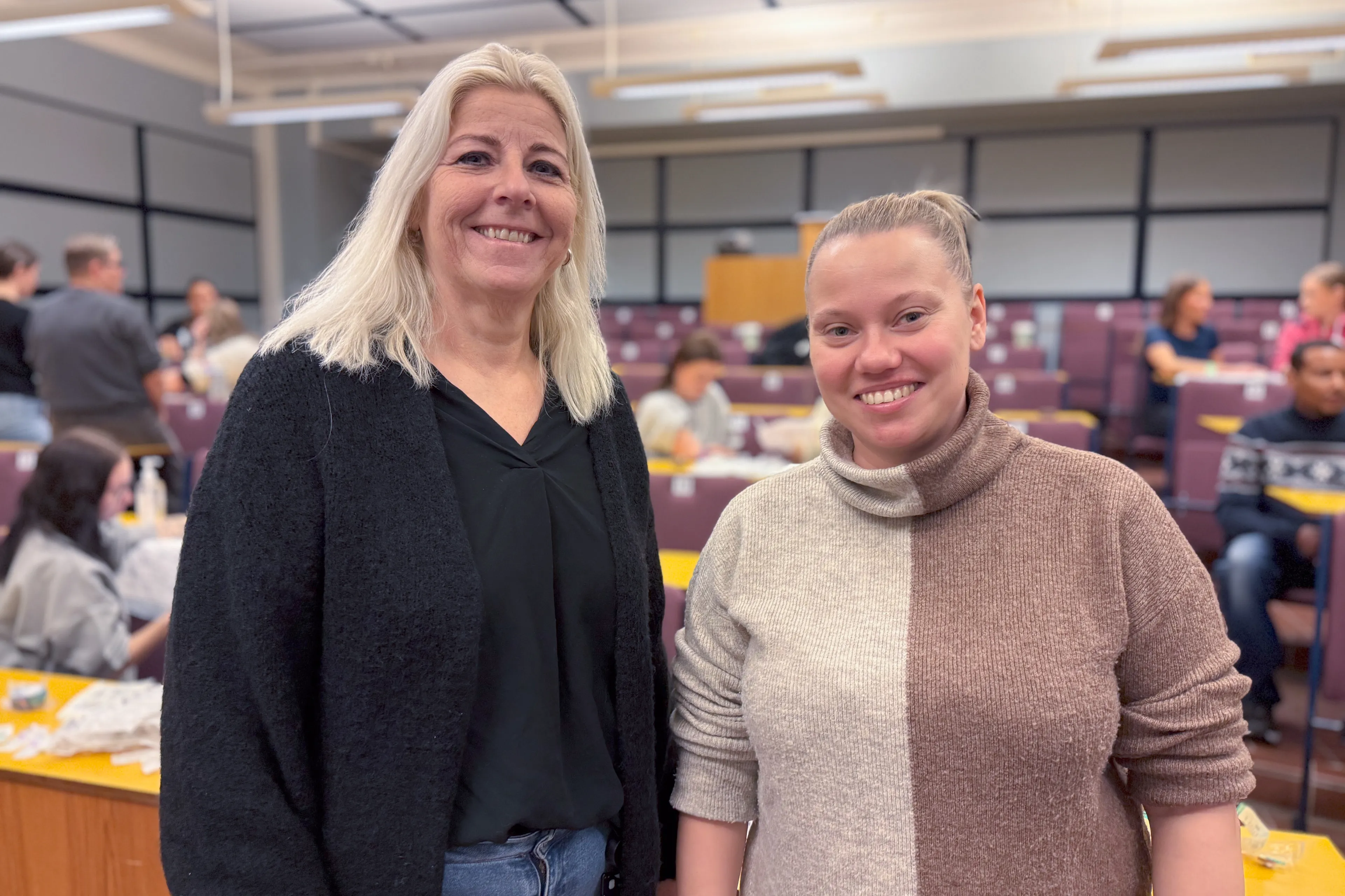 Kirsti H Larsen(Pilotleder) og Mone H Borch(Fagsykepleier)
