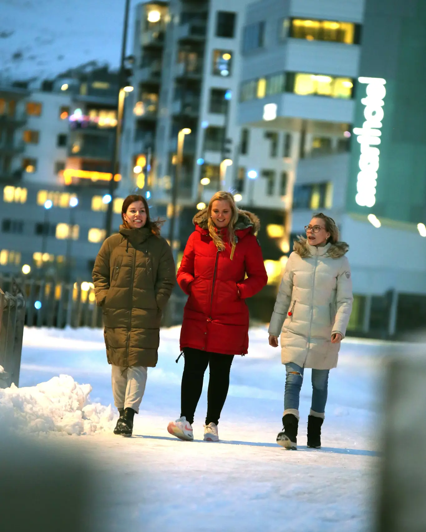 Bilde av Malene, Camilla og Charlotte.