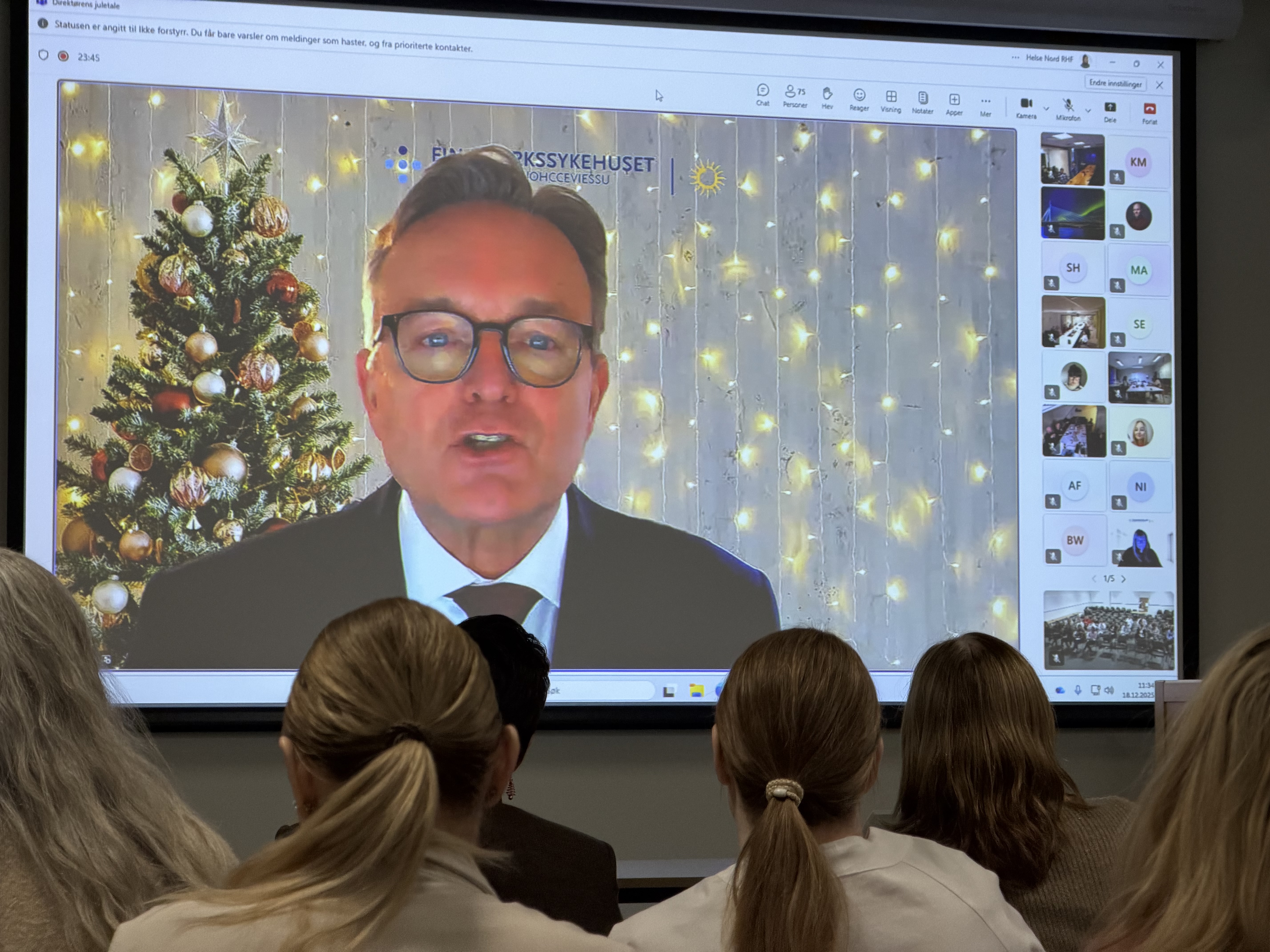 Bilde fra juletalen 2025